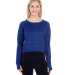 J America 8663 Women's Odyssey Striped Performance in Sapphire