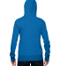 J America 8860 Women’s Glitter French Terry Hood in Royal/ silver