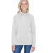 J America 8653 Women’s Relay Cowl Neck Sweatshir in Ash