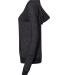J America 8656 Women’s Cozy Jersey Hooded Full-Z in Black