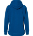J America 8642 Women's Rival Fleece Hooded Sweatsh in Royal