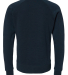 J America 8707 Men's Ripple Fleece Raglan Crewneck in Navy