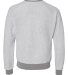 J America 8710 Unisex Flip Side Fleece Crewneck Sw in Grey heather