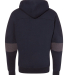 J America 8832 Men's Sport Lace Colorblocked Fleec in Navy
