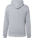 J America 8879 Men's Gaiter Fleece Hooded Sweatshi in Grey heather