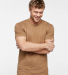 LA T 6904 Unisex Bamboo Tee in Coyote brown