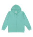 LA T 6927 Unisex Full-Zip Fleece Hoodie in Saltwater