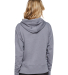 LA T 3536 Women's Vintage Wash Hoodie in Washed grey
