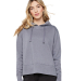 LA T 3536 Women's Vintage Wash Hoodie in Washed grey