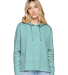 LA T 3536 Women's Vintage Wash Hoodie in Washed saltwater