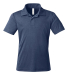 Team 365 TT51HY Youth Zone Sonic Heather Performan in Sport dark navy heather