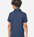 Team 365 TT51HY Youth Zone Sonic Heather Performan in Sport dark navy heather