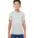 Team 365 TT15Y Youth Zone Performance Mesh T-Shirt in Sport silver