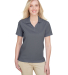 UltraClub UC102W Women's Cavalry Twill Performance in Charcoal/ navy