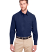 UltraClub UC500 Men's Bradley Performance Woven Sh in Navy
