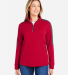 Core 365 CE404W Women's Market Snag Protect Mesh Colorblock Quarter-Zip Pullover Catalog
