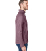 Core 365 CE72 Men's Venture Heathered Stripe Full- in Burgundy/ white