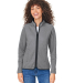 Core 365 CE72W Women's Venture Heathered Stripe Fu in Black/ white