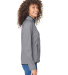 Core 365 CE72W Women's Venture Heathered Stripe Fu in Black/ white