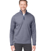 Core 365 CE73 Men's Venture Heathered Stripe Quart in Classic navy/ white
