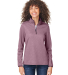 Core 365 CE73W Women's Venture Heathered Stripe Qu in Burgundy/ white