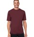 Core 365 CE10 Unisex Capital Performance T-Shirt in Burgundy