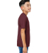 Core 365 CE10Y Youth Capital Performance T-Shirt in Burgundy