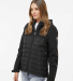 DRI DUCK 9415 Women's Vista Soft Shell Puffer Jack in Black