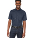 DRI DUCK 4451 Men's Craftsman Woven Short Sleeve S in Deep blue