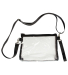 Liberty Bags 5785 Classic Clear Stadium Purse/Hand in Black