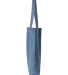 Liberty Bags 7761A Cotton Denim Gusseted Tote Bag in Light blue denim