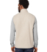 North End NE714 Men's Aura Sweater Fleece Vest in Oatmeal heather/ teak