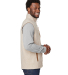North End NE714 Men's Aura Sweater Fleece Vest in Oatmeal heather/ teak