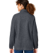 North End NE713W Women's Aura Sweater Fleece Quart in Carbon/ carbon