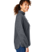 North End NE713W Women's Aura Sweater Fleece Quart in Carbon/ carbon