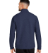 North End NE725 Men's Spirit Textured Quarter-Zip  in Classic navy heather