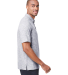 North End NE115 Men's Eclipse Jacquard Polo in Platinum heather