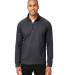 North End NE200 Men's Rhythm Waffle Quarter-Zip Pu in Carbon