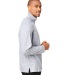 North End NE415 Men's Eclipse Jacquard Quarter-Zip in Platinum heather
