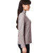 North End NE415W Women's Eclipse Jacquard Quarter- in Burgundy heather