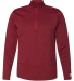 Russell Athletic QZ7EAM Men's Striated Quarter-Zip in True red