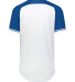 Russell Athletic R01X3M Unisex Classic V-Neck Jers in White/ royal/ white