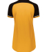 Russell Athletic R01X3X Women's Classic V-Neck Jer in Gold/ black/ white