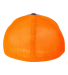 Yupoong-Flex Fit 6511 Trucker Cap in Charcoal/ neon orange