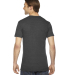 American Apparel TR401USA Unisex USA-Made Triblend in Tri-black