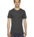American Apparel TR401USA Unisex USA-Made Triblend in Tri-black