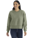 Next Level Apparel 9087 Women's Heavyweight Crewne in Light olive