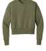 Next Level Apparel 9087 Women's Heavyweight Crewne in Light olive