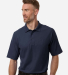 Harriton M105T Men's Tall Maverick CVC Pique Polo in Dark navy