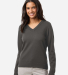 Devon and Jones DG445W Women's New Classic V-Neck  in Graphite